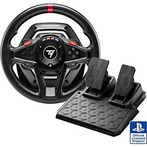 Thrustmaster T128, Volante Force Feedback con Pedali Magnetici, PlayStation 5, PlayStation 4, PC