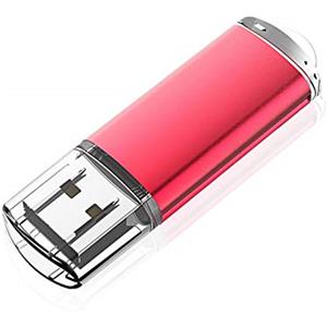 KOOTION 64GB Chiavetta USB 2.0 Pendrive 64 Giga Penna USB Pennetta USB Flash Drive Chiave USB Pen Drive Memoria USB, Rosso