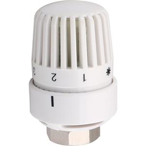 Wengart Testa termostatica del radiatore WG4005, M30x1.5, testa di controllo della temperatura del sistema di riscaldamento, lavoro per la valvola del radiatore dell'ufficio e della casa, bianco
