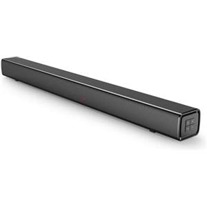 Panasonic Sc-Htb100 Soundbar 2.0 Canali, Hdmi, Usb, Montabile A Parete, 45 Watt, Bluetooth, Suono Potente, Ideale Per Tv, Nero, 76.2 x 5.8 x 6.8 cm