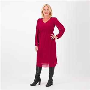 Caterina Lancini Abito in georgette con drappeggio