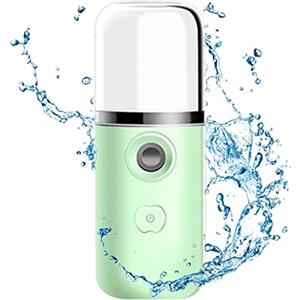 mimika Vaporizzatore viso mini - Handy Handheld Portable Facial Nano Mister Sprayer | Mini vapore facciale ricaricabile USB per extension ciglia, cura della pelle, idratazione viso e viso Mimika