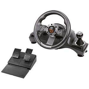 SUBSONIC Superdrive - Volante Racing Drive Pro GS700 con leva del cambio, pedali e vibrazioni per PS4 - Xbox One - PC e PS3