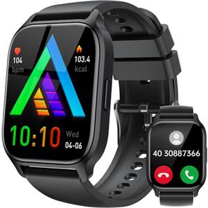 LLKBOHA Smartwatch Uomo Chiamate Bluetooth - 1,85