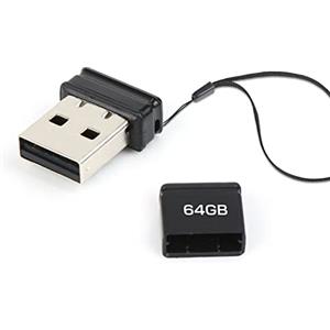 finewish Chiavetta USB 2.0 64 GB Pendrive, Metallo Memoria Stick Flash Drive Con Cordino Portatile Compatibile Con Laptop TV Desktop Auto e Altri Dispositivi Con Porta USB