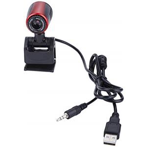 Elprico Goshyda Webcam HD, webcam per PC USB2.0 con MIC Fotocamera Web HD da 16 MP con microfono integrato per computer PC laptop Videochiamate Registrazione di conferenze