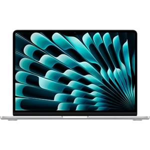 Apple laptop MacBook Air 13 con chip M3 (2024): display Liquid Retina 13,6, memoria unificata 8GB, archiviazione SSD 256GB, videocamera FaceTime HD 1080p, Touch ID; Argento