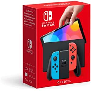 Nintendo - Console Nintendo Switch - Modello OLED Blu Neon/Rosso Neon - schermo OLED 7 - 64GB