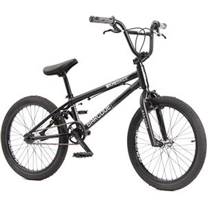 KHEbikes KHE - Bicicletta BMX Barcode LL, in alluminio, 20 pollici, con rotore Affix, peso ridotto di 10 kg, colore: nero