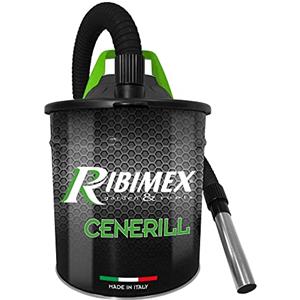 RIBIMEX - Aspiracenere elettrico con Maniglia per il trasporto, Cenerill, 18 L, 1000 W - PRCEN001, colori assortiti