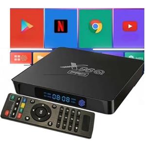 Générique X96Q Pro Migliore Android TV Box Smart Ultra HD 4K, IPTV, Netflix, Youtube, Google Play Store, WiFi 5 Dual Band, 2g/16g
