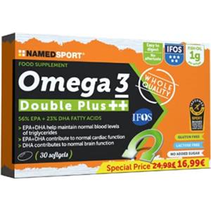 NAMEDSPORT SUPERFOOD Named Sport Omega 3 Double Plus 30 Soft Gel Promo