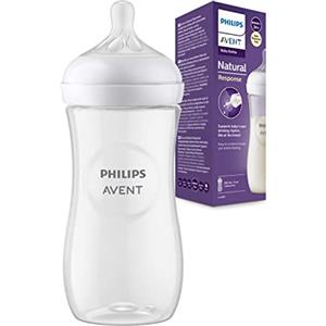 Philips Avent Biberon Natural Response - Biberon da 330 ml, senza BPA, per neonati da 3 mesi in su (modello SCY906/01)