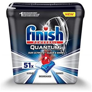 Finish Powerball Quantum Ultimate - Pastiglie per lavastoviglie - 51 pastiglie regolari