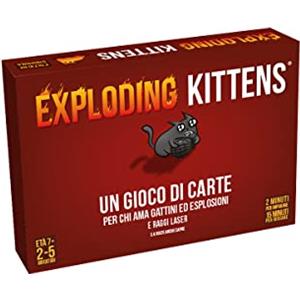 Asmodee - Exploding Kittens - Gioco di Carte, Party Game, 2-5 Giocatori, 7+ Anni, Edizione in Italiano