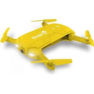 Twodots - Two dots snap the social drone cam hd 1mpx con giroscopio stabilizzatore a 6 assi colore giallo