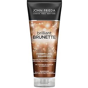 John Frieda Shampoo brillante dai colori - Tipo di capelli: marrone, bruna, con complesso di luce e protezione del colore, 250 ml