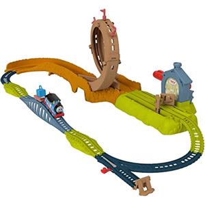 Thomas & Friends, Il Trenino Thomas Super Loop Lancia e Sfreccia, pista lunga quasi 5 metri con trenino motorizzato, Giocattolo per Bambini 3+ Anni, HMB93