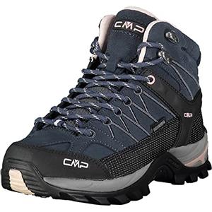 CMP Rigel Mid Wmn Trekking Shoes Wp, Scarpe da trekking Donna, Graphite Light Blue, 37 EU