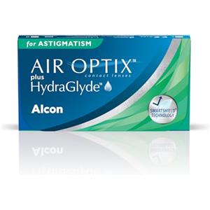 Air Optix Plus HydraGlyde for Astigmatism Lenti a Contatto Mensili, 6 Lenti, BC 8.7 mm, DIA 14.5 mm, CYL -0.75, Asse 70, +4.75 Diopt