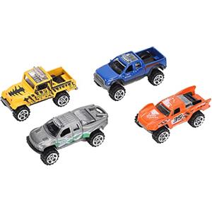 OKAT Pickup Model Set, giocattolo da collezione per veicoli fuoristrada simulato in scala 1/64, Interessante per 3 anni sopra(Graffiti fuoristrada sezione C)