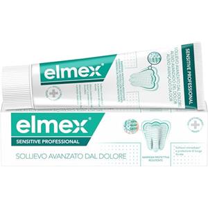 elmex Dentifricio Sensitive Professional Sbiancante Delicato 75 ml| dentifricio per denti sensibili | barriera protettiva di lunga durata | azione più rapida* | maggiore resistenza agli acidi**