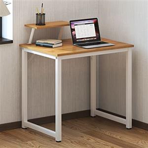SogesHome Scrivania per computer piccolo tavolo da ufficio 80 cm scrivania con espositore per casa e ufficio