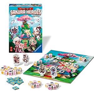 Ravensburger - Sakura Heroes, Gioco Da Tavolo, gioco in scatola per tutta la famiglia, Da 2 a 4 Giocatori, 7+ Anni