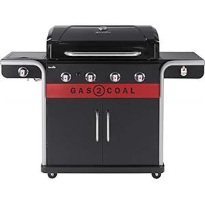 Char-Broil Gas2Coal 440 - Barbecue a gas, colore: Nero