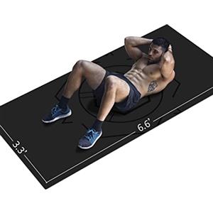 LaiEr Yoga Mat Extra Size TPE Exercise Mat per uomini Tappetino antiscivolo per allenamento, fitness, palestra, pilates, sit-up, stretching con borsa per il trasporto e cinghia (200cmX100cmX6mm)