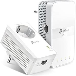 TP-Link TL-WPA7617 Kit Powerline WiFi, AV1000 Mbps su Powerline, AC1200 Mbps su WiFi Dual Band, 1 Porta Gigabit, Plug And Play, HomePlug AV2