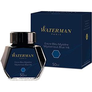 Waterman inchiostro per penna stilografica | blu mistero | bottiglia da 50 ml
