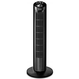 BLACK+DECKER BXEFT46E Ventilatore a Torre, 45 W, Altezza 81 cm, senza Telecomando, Plastica, Nero