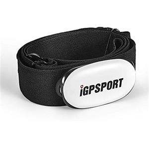 iGPSPORT HR40 Cardiofrequenzimetro impermeabile IPX7 Bluetooth e ANT+ e fascia toracica per Ciclismo, corsa, fitness Compatibile con Garmin Polar Wahoo