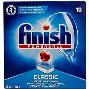 Finish Classic Pastiglie per Lavastoviglie detergente, 10 tabs, unità