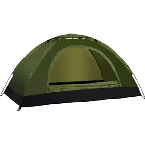 GLOBALHUT Tenda da campeggio ultraleggera, tenda da 2-3 persone per esterni PU3000 mm impermeabile, tessuto Oxford impermeabile, per escursioni con zaino in spalla (1 persona rosa)