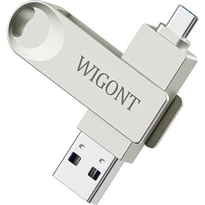 WIGONT Chiavetta USB 64 GB per Salvare più Foto e Video，Chiavetta USB C per Dispositivi Android e Computer. 2 in 1 Chiavetta USB 3.0 Pen Drive USB C ad Alta Velocità ha Porta di Tipo C, porta USB.