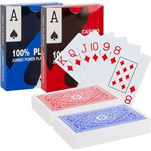 SWINILAYA Set Carte da Gioco,Carte da Gioco Impermeabile,Professionali Carta Game,Mazzo Carte da Gioco per Il Vostro Piacere di Poker Carta da Gioco di Plastica Family Party Game Gioco di Carte Magia