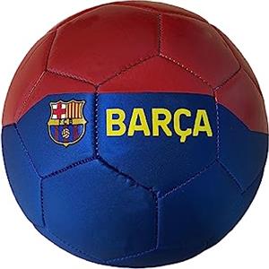 Roger's Pallone Calcio Barcelona Ufficiale. Palla Calcio Blaugrana. Taglia per Adulti e Bambini. Bicolore Rosso Blu (Misura 5 - Grande)