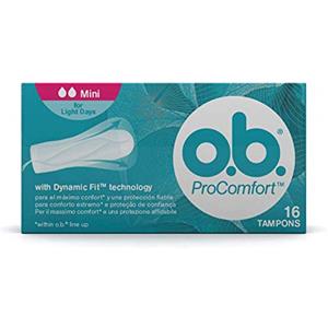 o.b. o.b ProComfort Mini Assorbenti Interni, Confezione da 16 pezzi