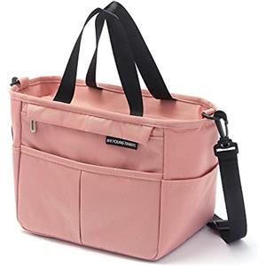 MCXKJ Cestino per il pranzo, borsa da pranzo isolata, mini borsa per il pranzo termica e impermeabile, borsa termica per il pranzo portatile, borsa per picnic, scuola/ufficio (rosa)