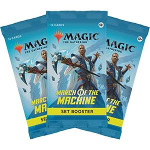 Magic The Gathering March of the Machine Set Booster 3-Pack (Versione Inglese)
