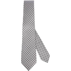 KITON CRAVATTA IN SETA KITON 01 GRIGIO Uomo
