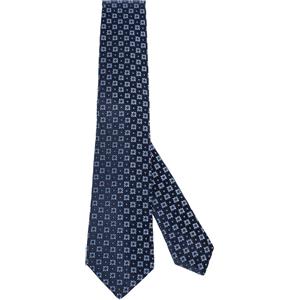 KITON CRAVATTA IN SETA KITON 03 BLU Uomo