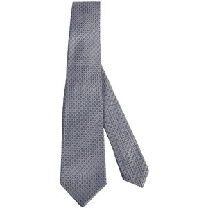 KITON CRAVATTA IN SETA KITON 02 GRIGIO Uomo