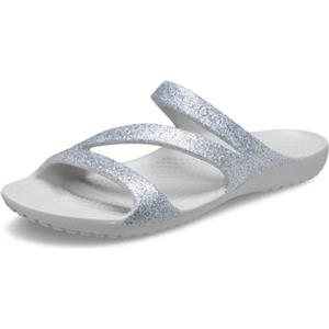 Crocs Kadee II Sandal W, Sandali Donna, Argento (Silver Glitter), 38/39 EU