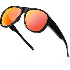 SIPHEW Occhiali da sole polarizzati uomo pilota occhiali da sole da donna, design classico oversize occhiali da sole per sport guida UV400 protezione