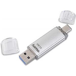 Hama - Chiavetta USB 3.0 e USB 3.1, tipo C argento argento 128 GB
