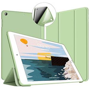 VAGHVEO Cover per Nuovo iPad 9.7 2018/2017, Custodia Sottile e Leggere [Auto Sonno/Sveglia] Smart Case Posteriore Soffice TPU per Apple iPad di 5/6 Generazione (A1893/A1954/A1822/A1823), Verde_02