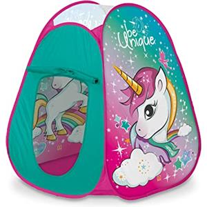 Mondo Toys - Unicorn Pop-Up Tent - Tenda da gioco per bambino / bambina - facile da montare / easy to open - borsa per trasporto INCLUSA - 28520
